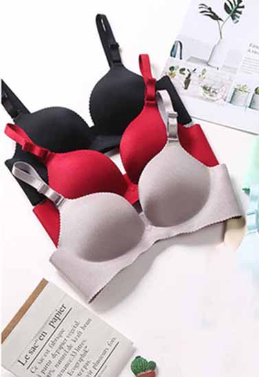 "Pack Of 3" Seamless Wired Padded Pushup Bras